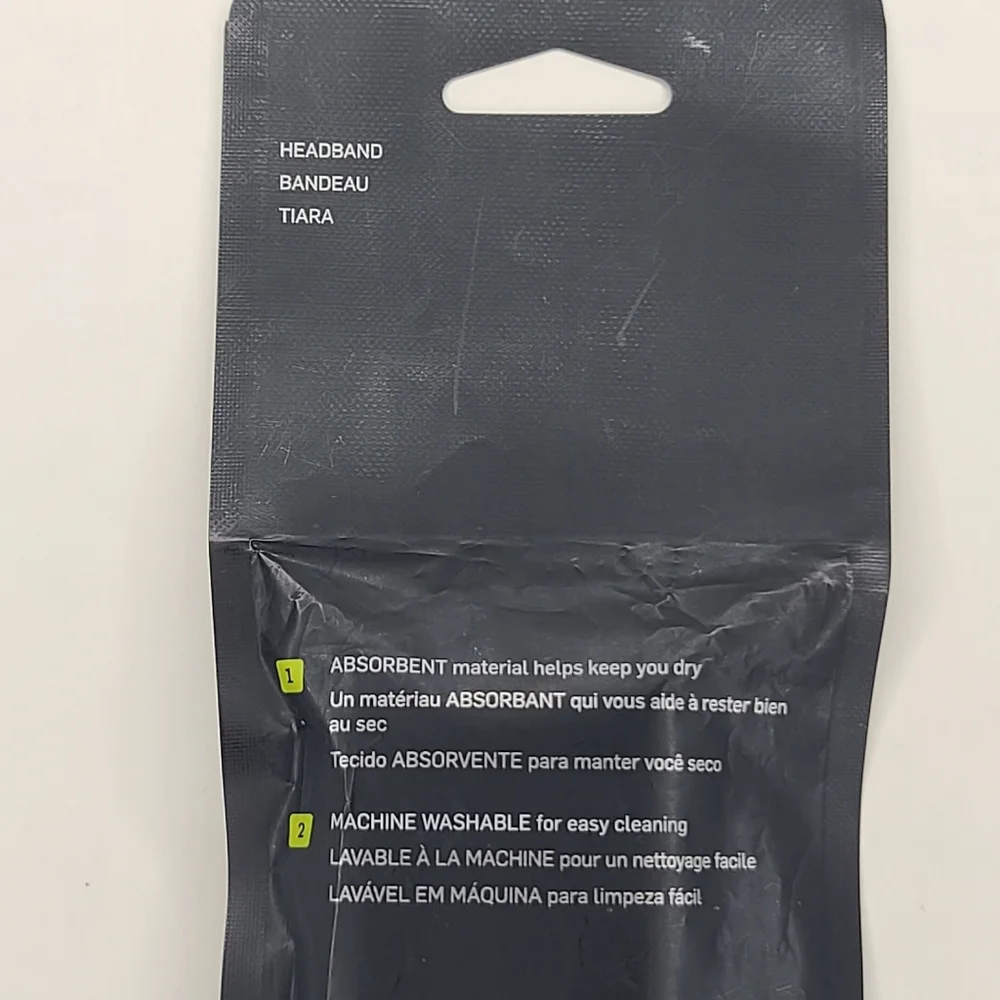 Nike Swoosh Headband Black & White - Picture 7 of 7